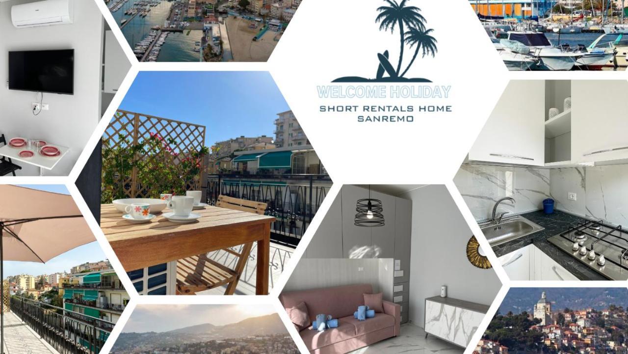 Wh - Cuore Home - Attico Monolocale Con Parcheggio Gratuito - 5 Minuti Dal Centro - Wifi Sanremo Exterior foto